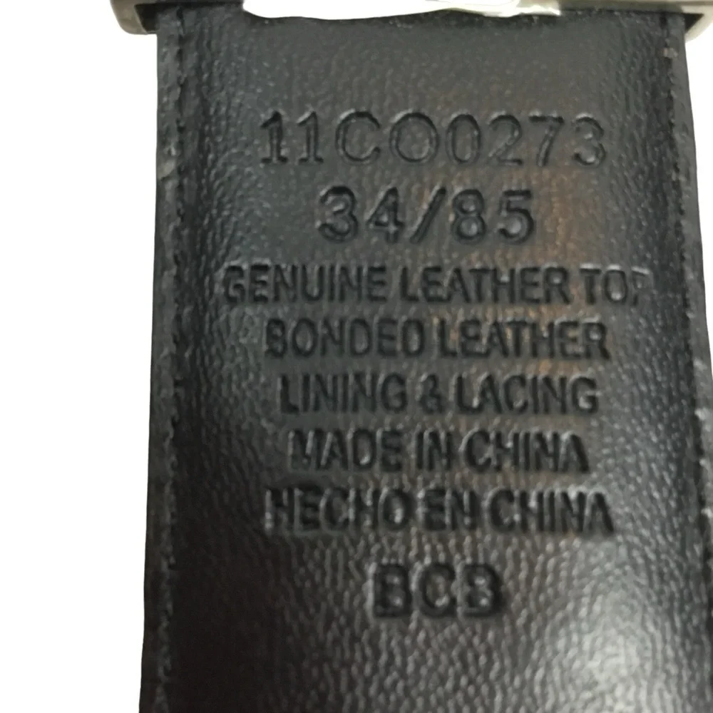 Columbia Leather Braided Belt
